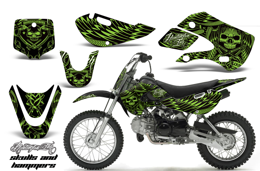 Kawasaki KLX 110 KX 65 00-09 NP Graphic Kit HISH G